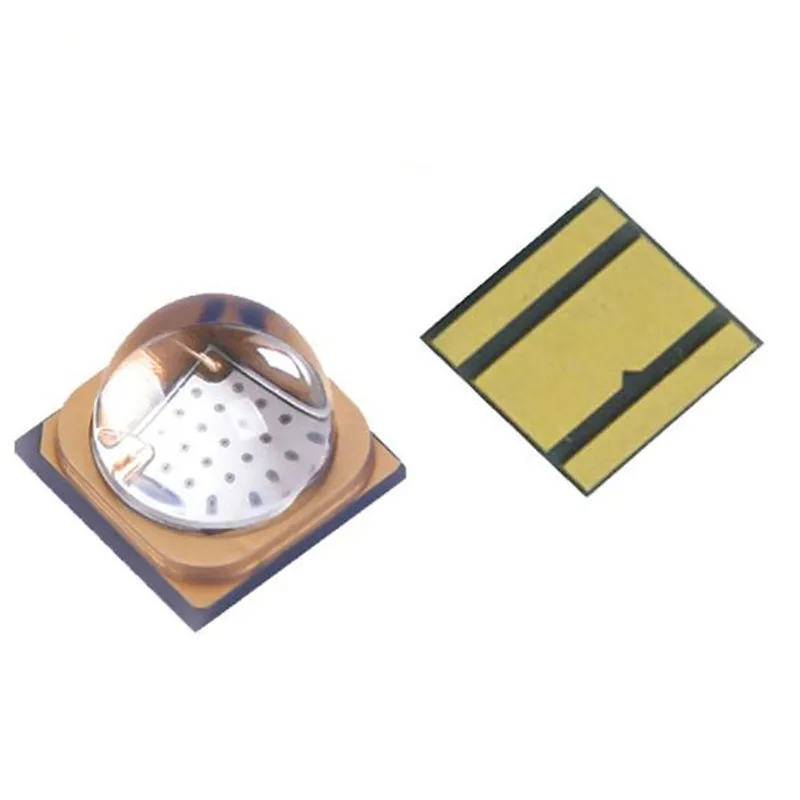 50 шт. 3 Вт 10 светодиодный SMD3535 6565 чип УФ нм высокомощный светлый бисер керамическая