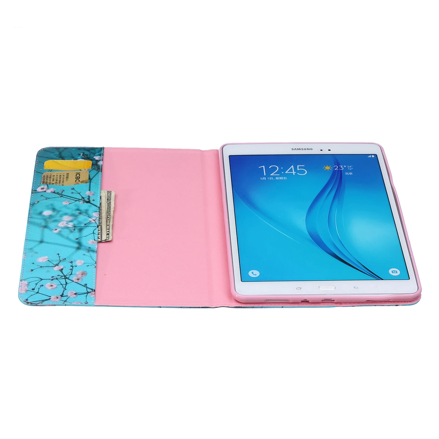 Модный стенд из искусственной кожи чехол для samsung Galaxy Tab A 9,7 дюймов SM T550 T551 T555 красивый окрашенный чехол для планшета# D