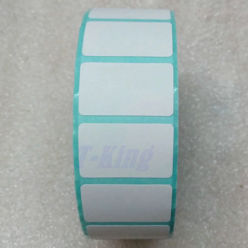 Thermal Label Sticker 40*15mm 1500 Pcs/Roll Direect Thermal Print For Supermarket Price Label Logistics Direct Print