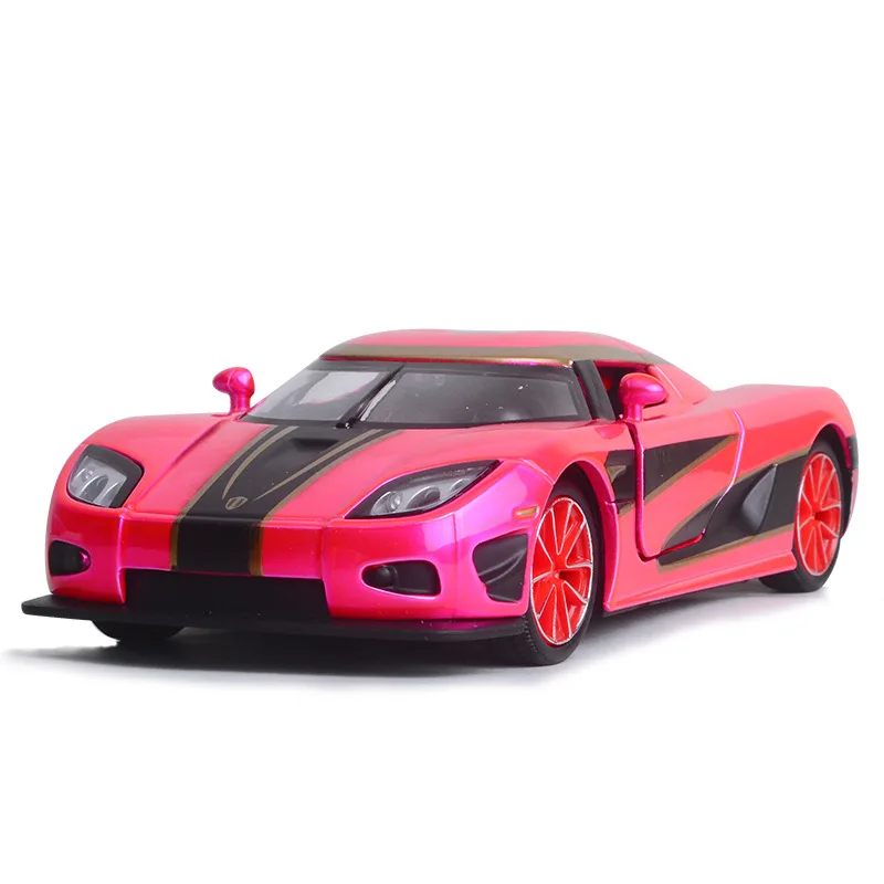 1:32 Масштаб колеса koenigsegg gera литье под давлением супер Спортивная металлическая
