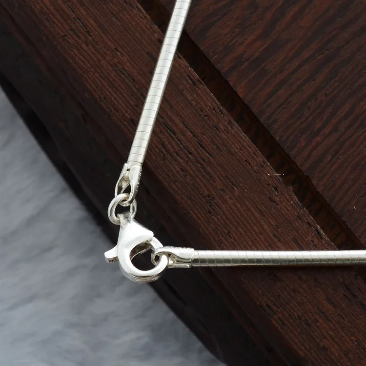 Ювелирные изделия из стерлингового серебра 925 пробы с серебряным воротником
