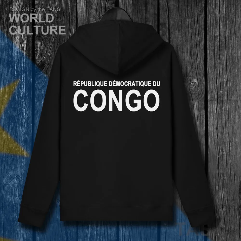 DR Congo COD DRC DROC Congo-Kinsha, мужские флисовые толстовки, зимний Кардиган, трикотажные мужские куртки и пальто, спортивный костюм на молнии