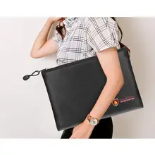 Adeeing Сумка для документов на молнии, огнестойкая Силиконовая Сумка для документов на молнии, защитный чехол для хранения файлов d20