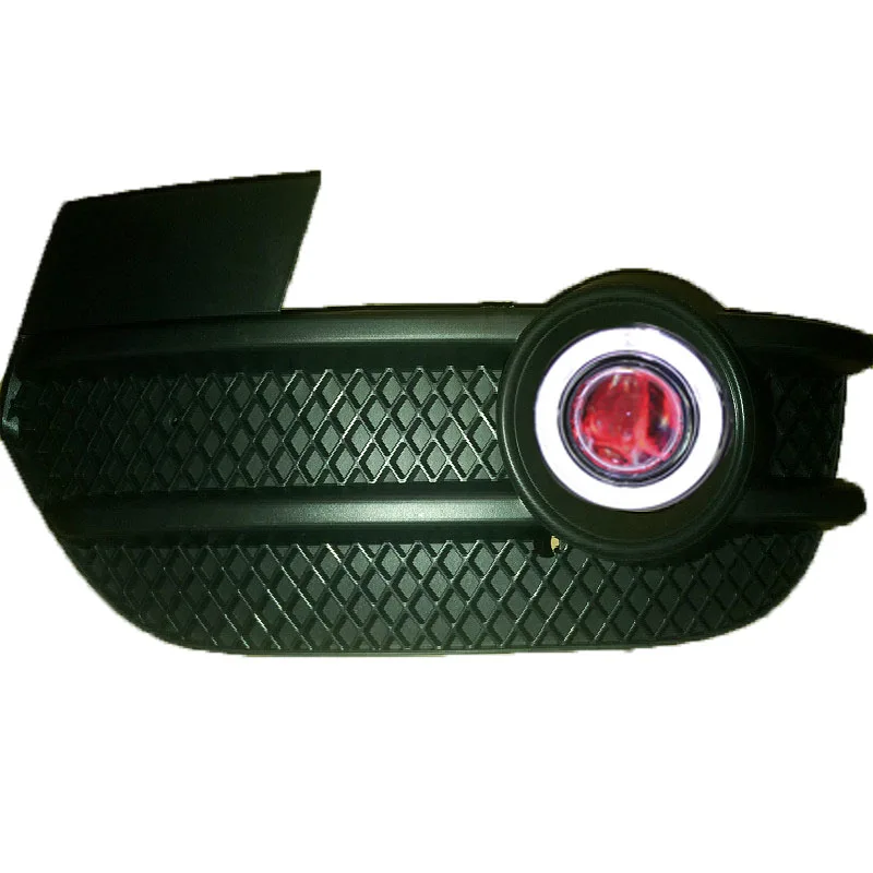 eOsuns COB angel eye led daytime running light DRL + halogen Fog Light + Projector Lens for audi