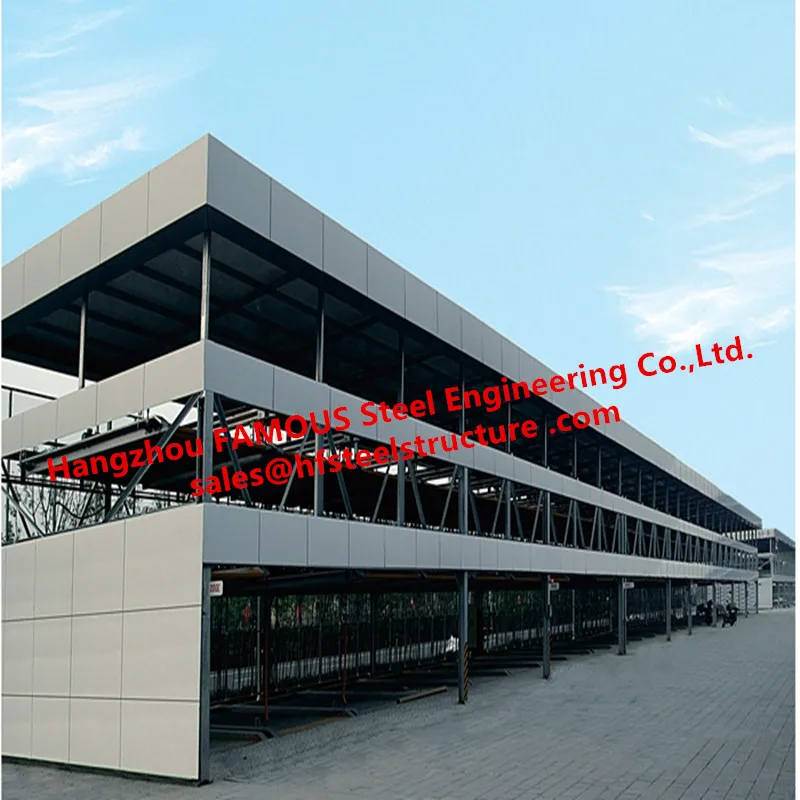 Вертикальный Многоэтажный автоматизированная парковка гараж с смарт двигателя Системы и твердых Сталь Структура кадров Китай поставщика