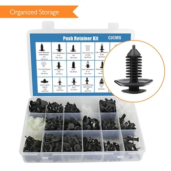 

415pcs Car Push Pin Rivet Set With 1pc Fastener Remover Tools Case Rivets For Isuzu Ascender Mu-7 Mu-X Vehicross