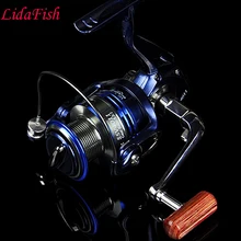 Синий 1000-7000 рыбы катушка с металлическим носком Рыбалка колеса 10+ 1 подшипник прялка