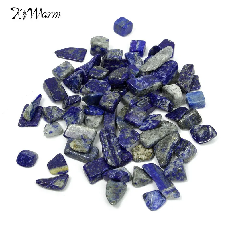 

KiWarm Natural Blue Lapis Lazuli Crystal Rough Stone Specimen for Fish Tank Aquarium Planting Pot Decor DIY Crafts Accessories