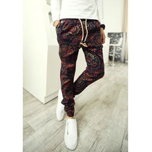 M-3XL! Новинка, Мужская одежда, модный мужской Экзотический Костюм GD, костюмы с картой, шаровары, брюки больших размеров