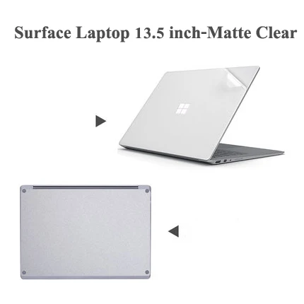 Супер тонкий ПВХ чехол для ноутбука наклейки для microsoft поверхность ноутбука 13,5 дюймов Анти-пыль виниловая наклейка ноутбук кожи наклейки - Цвет: matte clear