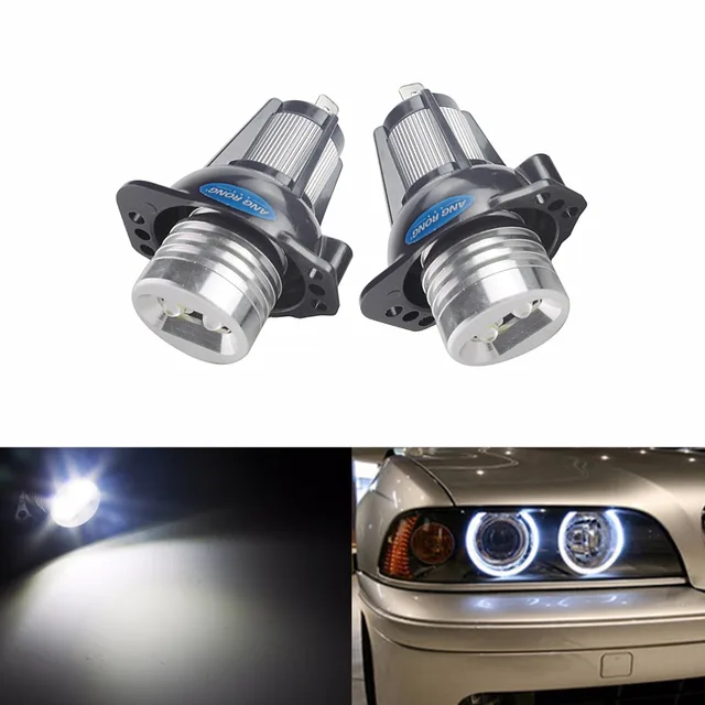 ANGRONG For BMW E90 E91 3 Series Headlight Angel Eye Halo Ring LED