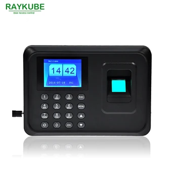 

RAYKUBE TFT Fingerprint Time Attendance Clock Recorder Employee Digital Office Time Attendance Machine R-FA6