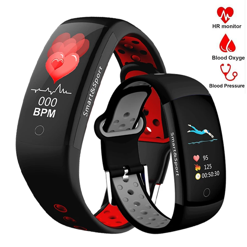 

Q6 Smart Watch Women Men Heart Rate Monitor Blood Pressure Running Fitness Pedometer Intelligent Watch Sport Bracelet Smartwatch