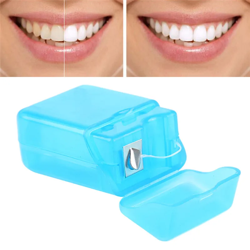 

1Pcs 25m Plastic Oral Care Essential Tooth Cleaner Floss Dental Floss Oral Care Hygiene Dental Floss Teeth Cleaning with Case
