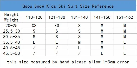 Gsou/лыжные костюмы для мальчиков и девочек; теплые водонепроницаемые детские лыжные куртки для сноубординга+ брюки; комплект зимней детской лыжной одежды