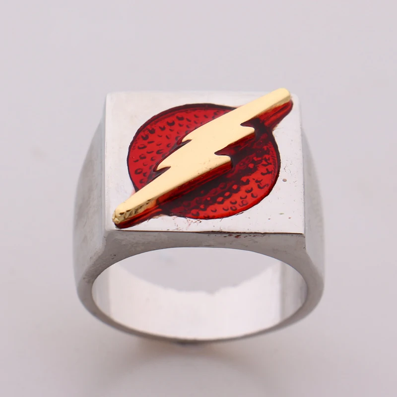 Buy The Flash Superhero Ring with Gold Flash Lighting