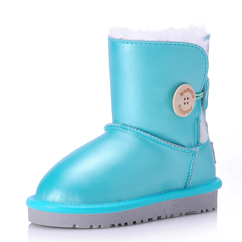 Children Military Ankle Snow Boots Girls Kids Flat Superfly Original