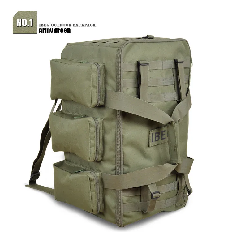 Мужской рюкзак в стиле милитари, многофункциональный, водонепроницаемый, Оксфорд, мужские дорожные сумки, 55Л, большая вместительность, мужская сумка, камуфляжный рюкзак