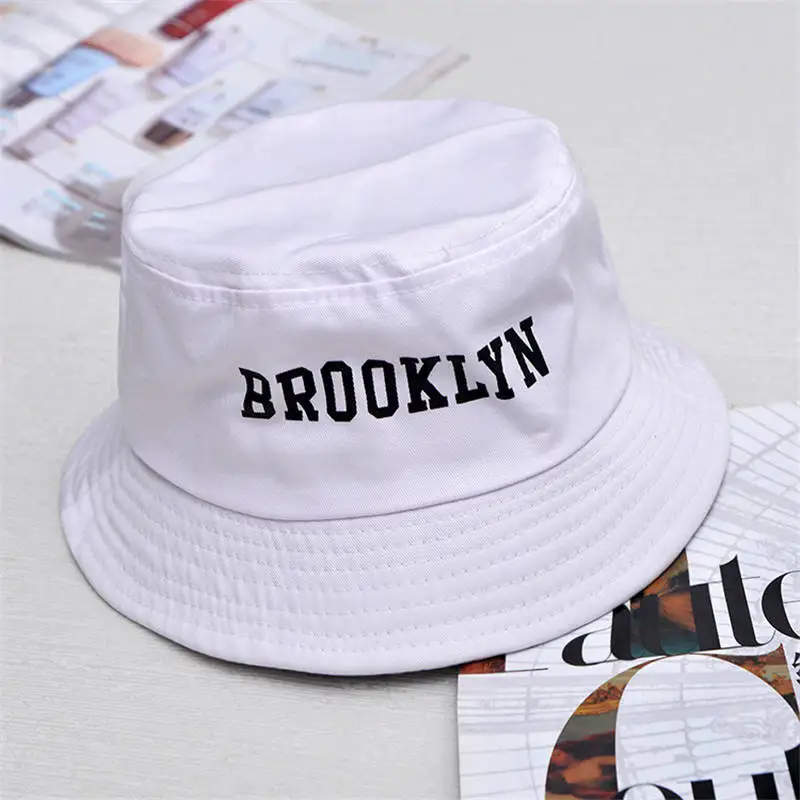LDSLYJR 2018 Панама с буквенным принтом brooklyn рыбацкая шляпа уличная дорожная