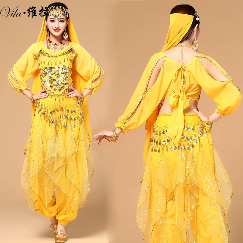 

9pcs Belly Dance Costume Bellydance Triba Gypsy Indian Dress Belly Dancing Clothes Belly Dancing Bollywood Dance Costumes