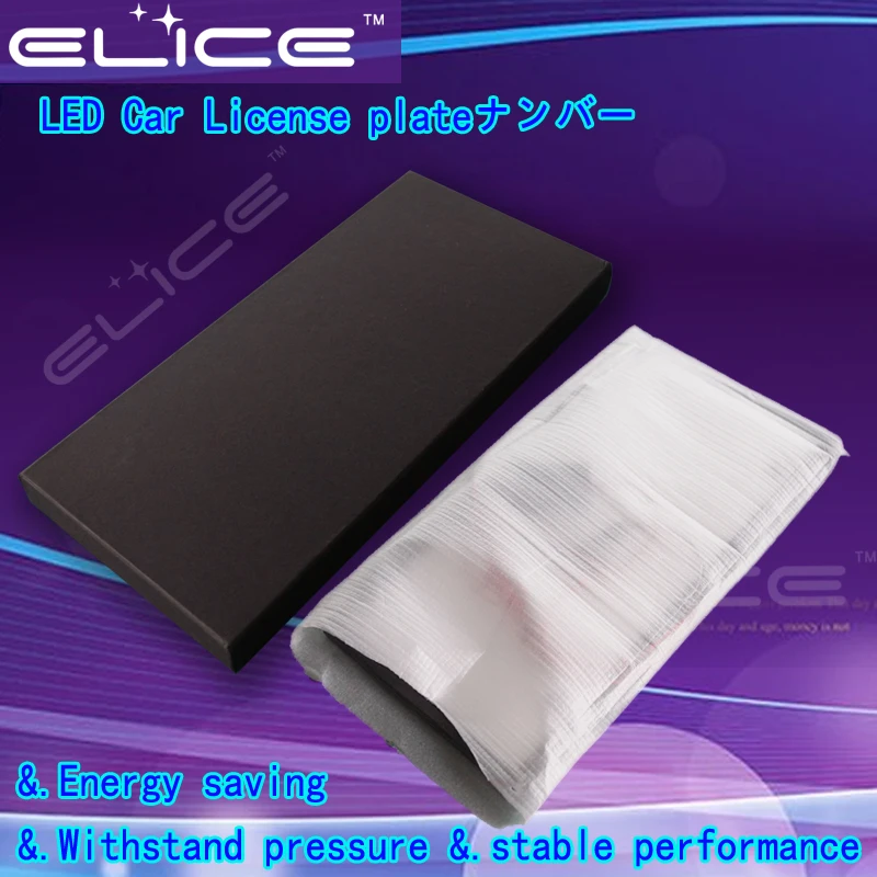 2017 хит! Elice 10 пар/лот светодиодный датчик безопасности номерного знака с 308 мм * 152 8