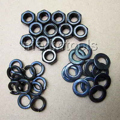 

36Pcs M3 x 0.5 pitch Hex Nut / Washer / Spring washer Set Right Hand Thread