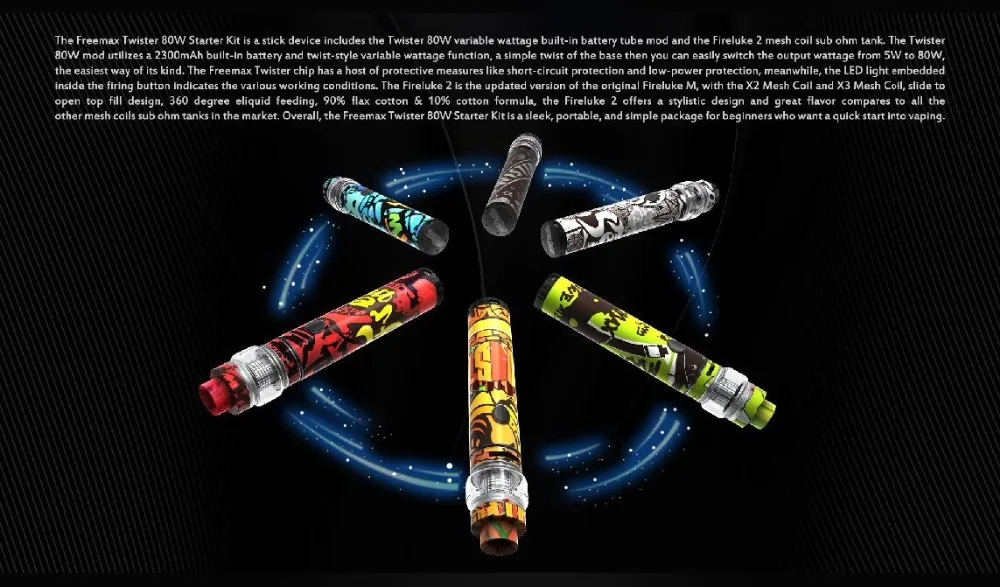 Freemax Twister 80W Starter Kit-1