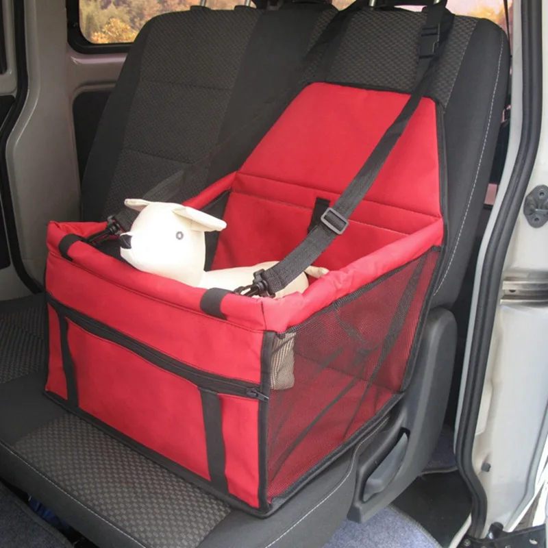 Собак Pet Carrier Pad безопасно выполнять домик для кошки сумка для щенков Собака Автокресло Водонепроницаемый собака сиденье сумка Корзина товары для животных Z