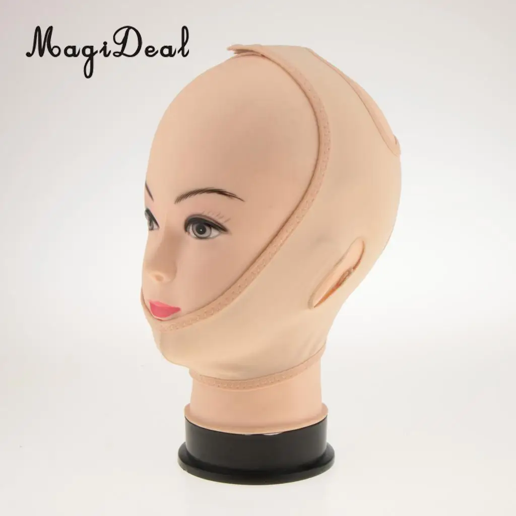 Chin Slim Strap Mask+Lip Trainer Slimmer Tightener Muscle Oral Exerciser, V Face Shaper Slimming Beauty Tools