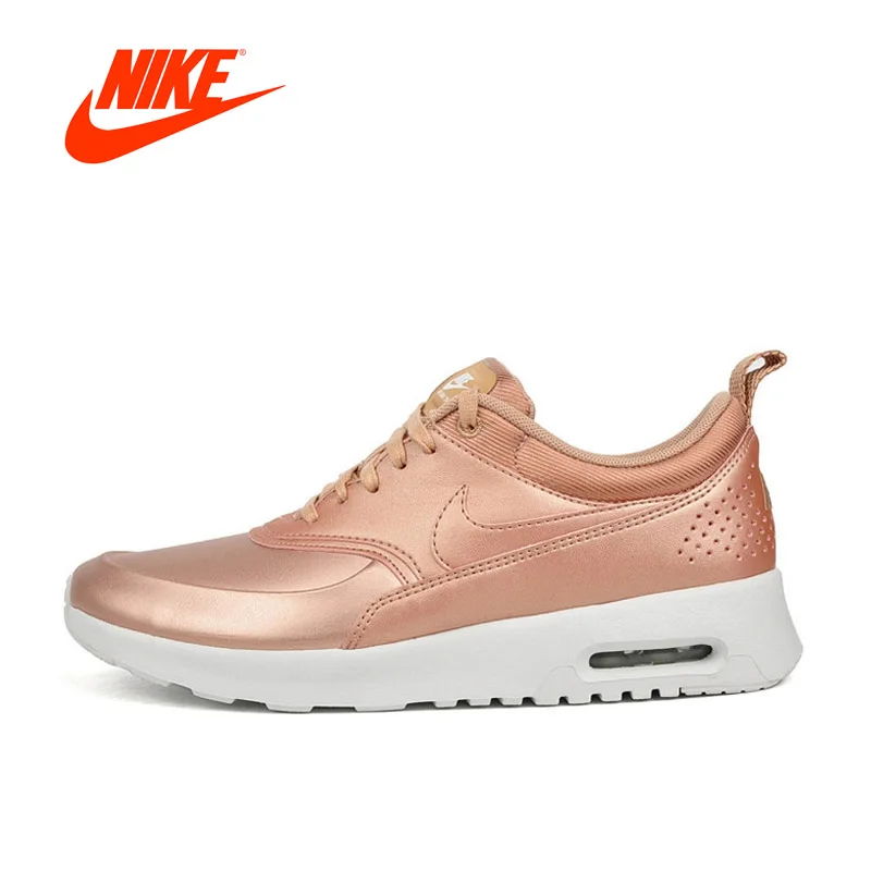 Original New Arrival Authentic Nike Air Max Thea SE Leather-made Waterproof Women's Running Shoes Sports Sneakers Outdoor