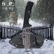HX на открытом воздухе 440C нож для выживания охотничий нож походные инструменты из нержавеющей стали тренировочный нож титановая крутая сталь защита