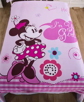 

pink minnie mouse bedding sets for girl's bedroom decor cartoon bedclothes cotton duvet covers comforters twin full queen size