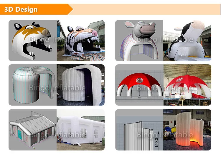 5 м ширина дизайн освещения надувные палатки/вечерние Надувные Купола/светодиодный шатер арки для горячей продажи