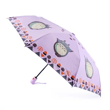 OUSSIRRO Ghibli Тоторо зонт от солнца и дождя зонтик женский Plegable Sombrillas Paraguas Guarda Chuva Totoro Parapluie - Цвет: C