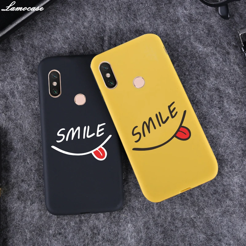 Силиконовый чехол Smile Face для Xiaomi Mi Max 3 Mix 2 2S Pro 5 F1 5S 6 Plus 8 SE 9 5X 6X A1 A2 Lite Play Note CC9 CC9E lite