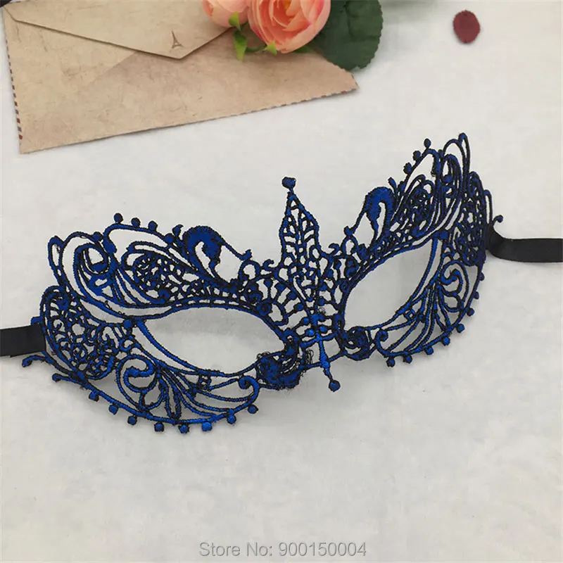 Party Masks Mardi Gras Masque Face Masks Halloween Anonymous Carnival Dance Masque Sexy Eye Mask Lace Venetian Mask (9)