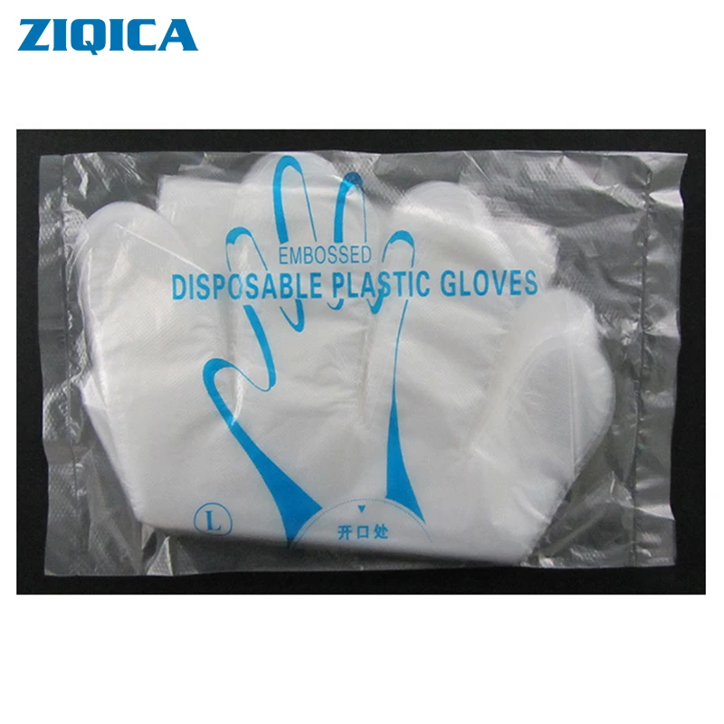 100pcs Disposable Gloves Disposable Plastic Gloves Beauty Salon Thickening Catering Food Grade