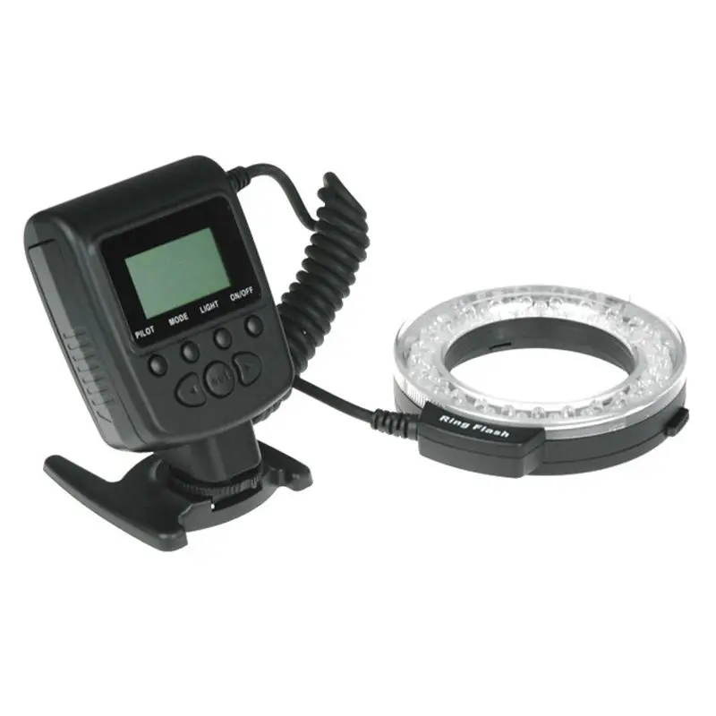 Top Deals Micro 48 LED Ring Flash fit for Canon Nikon DSLR Camerain