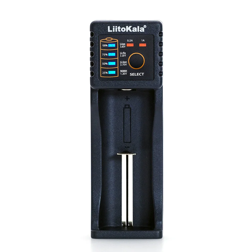 Зарядное устройство Liitokala Lii100B 202 402 18650 1 2 в 3 7 AA / AAA 85 26650 14500 16340 умное зарядное для