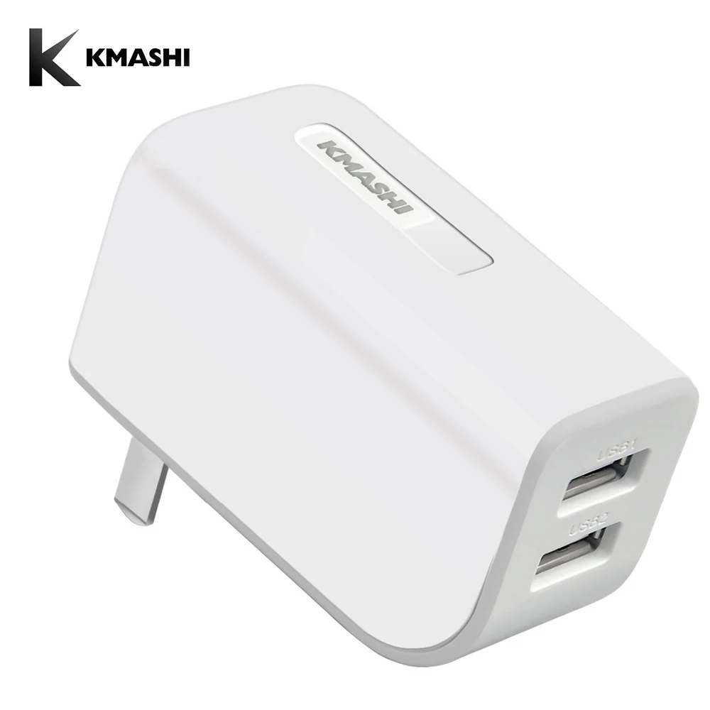 KMASHI 4.2A Dual USB Wall Charger, USB Travel Charger Power Adapter