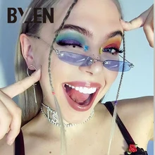 Винтажные маленькие прямоугольные солнцезащитные очки, женские узкие солнцезащитные очки, ретро очки с прозрачными линзами, Брендовые женские очки без оправы