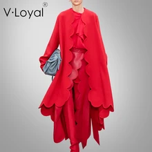 Autumn winter new fashion, loose wool coat, European and American long double faced wool coat. цена Autumn winter new fashion, loose wool coat, European and American long double faced wool coat. цены онлайн
