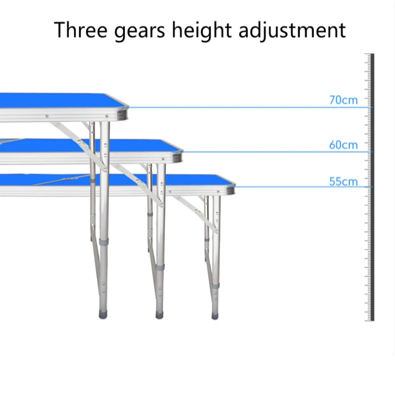 Lifted Stable Camping Table Multifunction Outdoor Set of Table and Chair Simple Portable Picnic Dining Table Outdoor Furniture