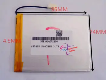 

best battery brand Tablet pc 3.7V,5400mAH (polymer lithium ion battery) Li-ion battery for tablet pc 7 inch 8 inch 9inch [457495