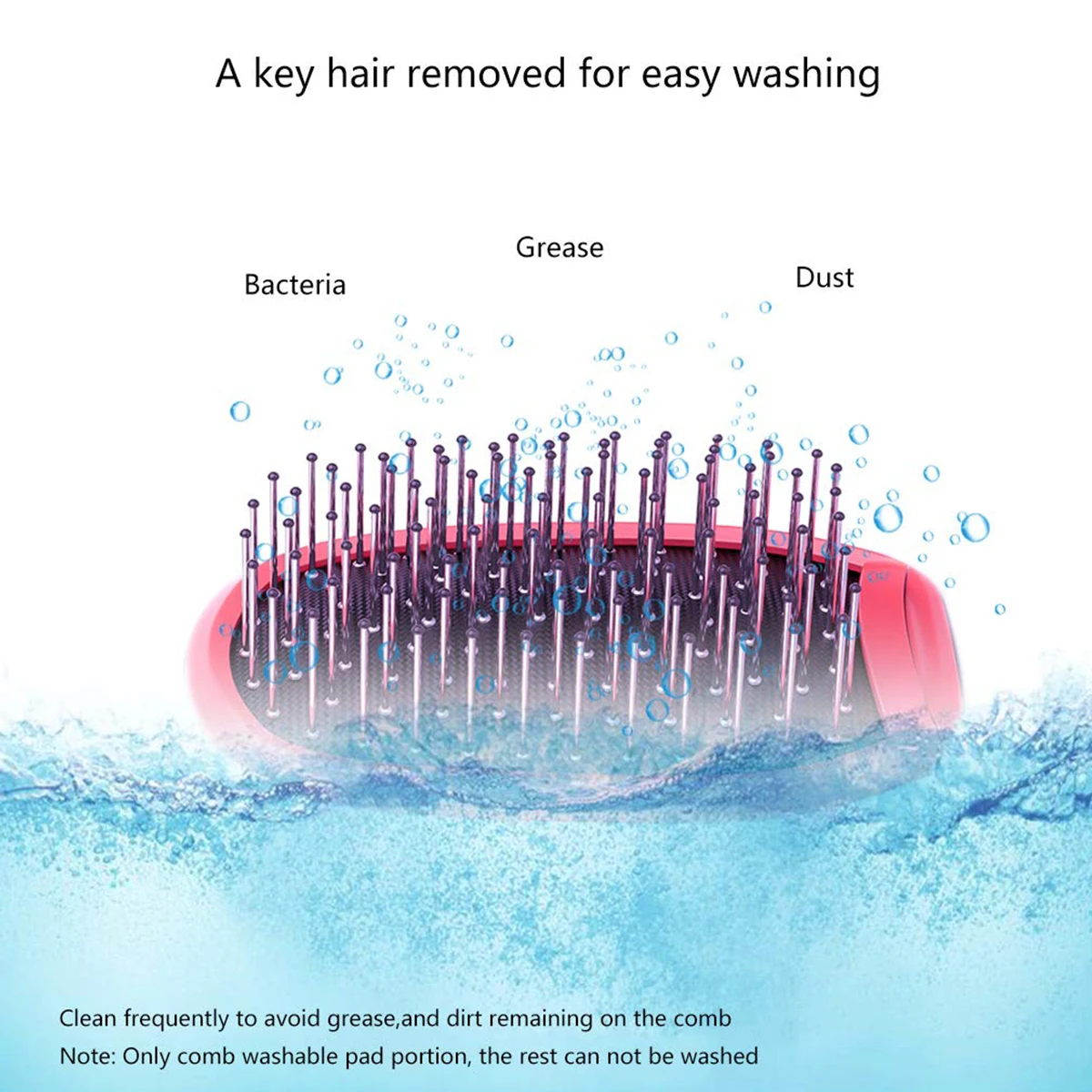 Anti Frizz Brush Magic Electric Ionic Hai Ionic Hairbrush AntiStatic Hair Brush Scalp Comb Massage Negative Ion Hair Styler