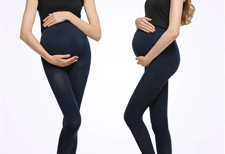 Осень и зима 320D бархатные колготки для беременных женщин u-образная пилка во время беременности, Подтяжка живота эластичные регулируемые удобрения