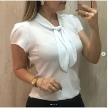 Летние топы для женских блузок Женские топы и блузки Уличная женская одежда винтажные женские топы белая шифоновая блузка