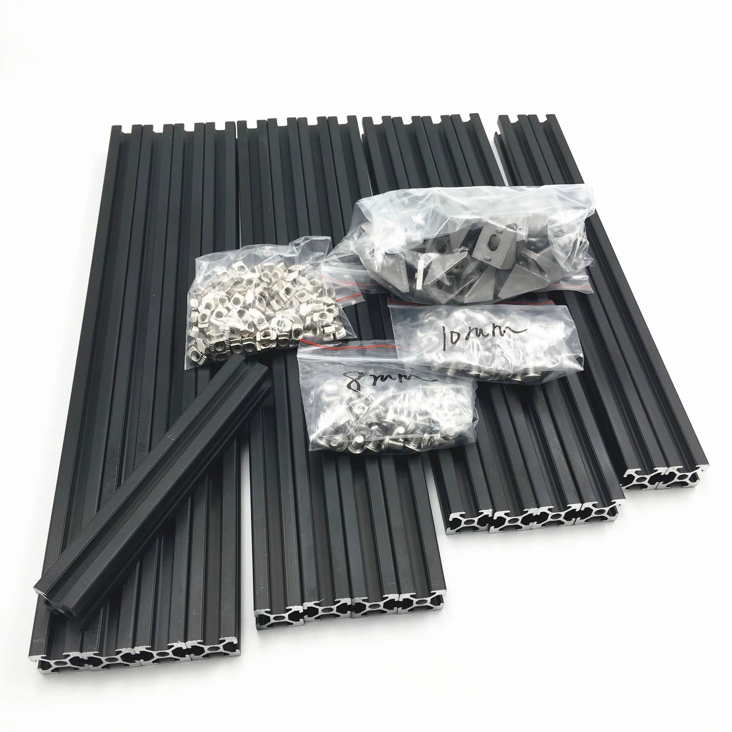 

Hypercube 3D Printer Extrusion Metal Frame & Hardware Kit For DIY HyperCube 3D Printer/CNC Machine