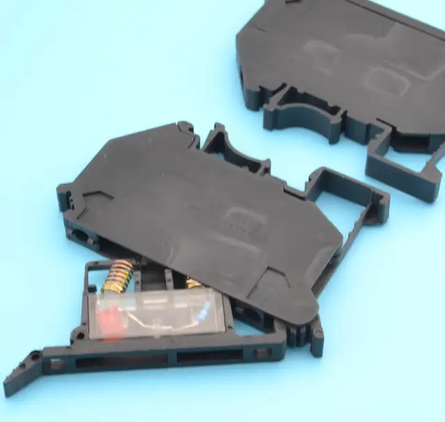 24V Red LED indicated Fuse Terminal Blocks UK5 HESI with LED indicator