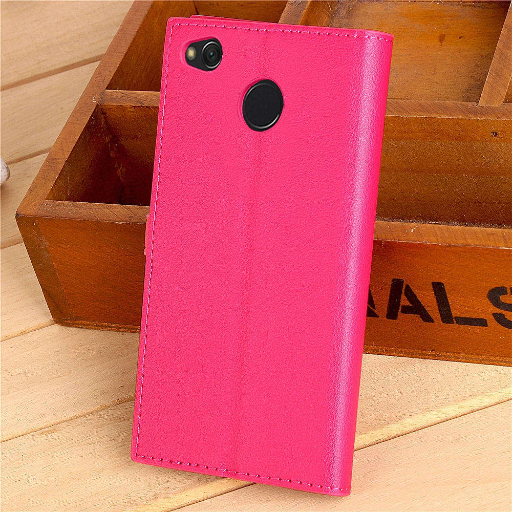 Best Wallet Case For Xiaomi Redmi 4,Luxury Leather Cover With Magnetic Stand Card Holder Case For Xiaomi Redmi 4 4X Folio Flip Case 10
